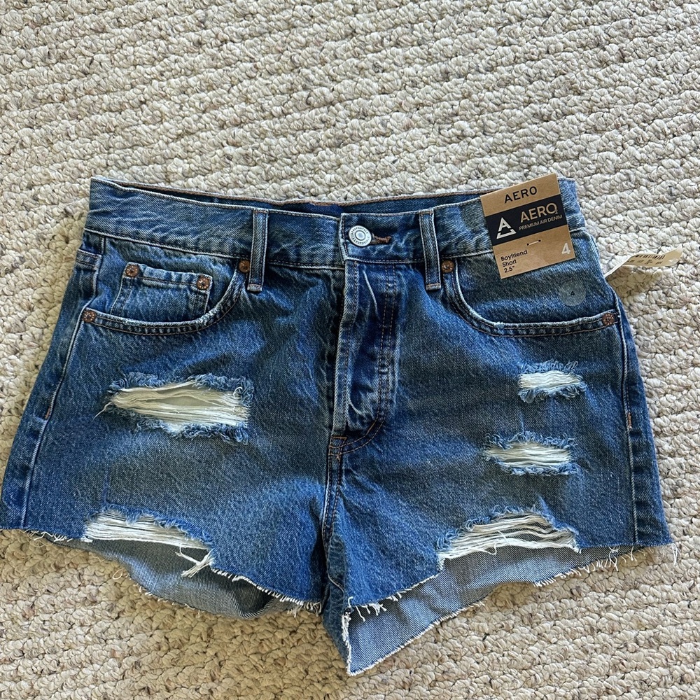 Aeropostale Boyfriend Jean Shorts